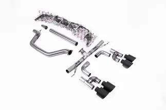 Milltek Race Catback Exhaust System For VW MK8 GTI (Golf R Style W/Maxton Diffuser)