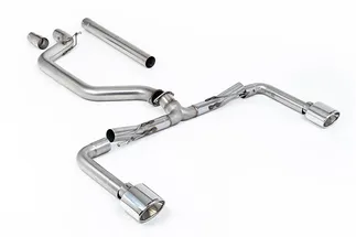 Milltek Race Catback Exhaust System For VW MK8 GTI W/Clubsport Rear Diffuser