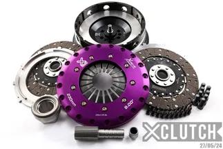 XClutch 9in Twin Solid Organic Clutch For 11-13 BMW 335is (6 Bolt/PB in Input Shaft)