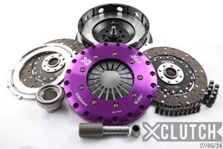 XClutch 9in Twin Solid Organic Clutch For 07-10 BMW 335i (8 Bolt/PB in Input Shaft)