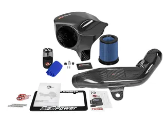 aFe Black Series Stage-2 Carbon Cold Air Intake w/ Pro 5R Filter For BMW - 58-10004R