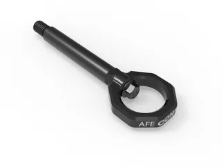 aFe CONTROL Front/Rear Tow Hook Black For BMW - 450-502004-B