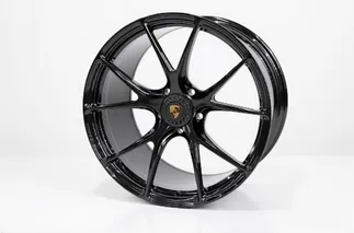 Vossen x Champion RS74 20x11 ET48 (5X130) - Gloss Black - 981 Gt4 - Rear