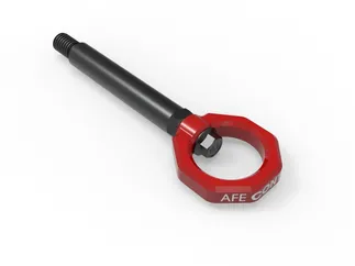 aFe CONTROL Front/Rear Tow Hook Red For BMW - 450-502004-R