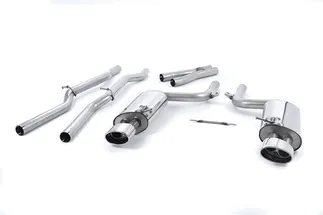 Milltek Non-Resonated Catback Exhaust (Polished Tips) For Audi RS4