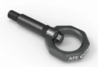 aFe CONTROL Front Tow Hook Gray For BMW - 450-502001-G