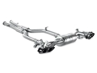 Akrapovic Titanium Evolution Line Catback For AMG SLS Coupe/Roadster - Carbon Tips