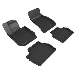 3D MAXpider Kagu Floormats For 21-22 BMW 4 Series - Black R1 R2