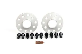 Spulen Wheel Spacer Pair & Bolts - 15mm (Black) - 57.1 Hub
