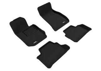 3D MAXpider Elegant Floor Mats For 19-24 BMW 3 Series Sedan (G20) - Black R1 R2