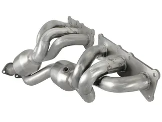 aFe Twisted Steel Header 304 SS w/ Cat For BMW - 48-36307-1