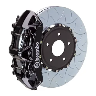 Brembo GT 350x34 Front Slotted T3 6 Piston 2PC BBK For Porsche Black - 1N3.8025A1