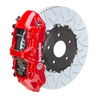Brembo GT 350x34 Front Slotted T3 6 Piston 2PC BBK For Porsche Red - 1N3.8025A2