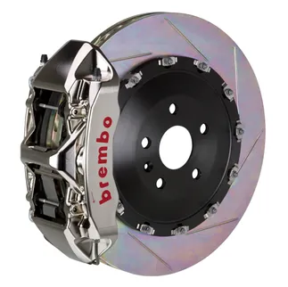 Brembo GTR 405x34 Fr Slotted T1 6 Pist 2PC BBK For Lamborghini Nickel-1N2.9508AR