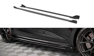 Maxton Design Street Pro Side Skirts Diffusers + Flaps For 8Y Audi RS3