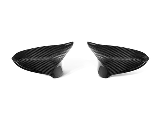 Akrapovic Carbon Fiber Mirror Cap Set For F80 BMW M3 - High Gloss