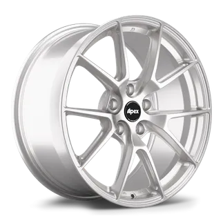 Apex VS-5 Flow Formed Wheel 18x9 ET25 (5x112 / 66.6) - Race Silver