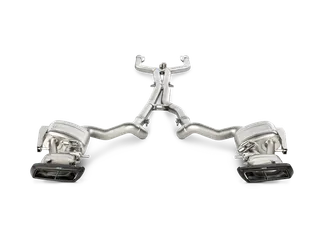 Akrapovic Titanium Evolution Line Catback & Link Pipe For C63 AMG - Carbon Tips
