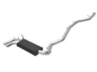 aFe MACH Force-XP 2-1/2 IN 304 SS Cat-Back w/ Polished Tips For BMW - 49-36345-P