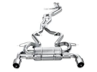 Akrapovic Titanium Evolution Line Cat Back For E90/E91 BMW 335i - Titanium Tips