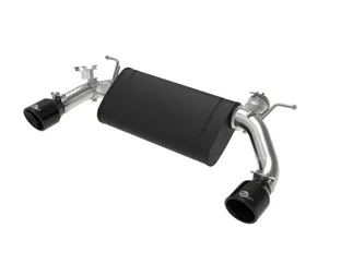 aFe MACH Force-XP 3 IN to 2-1/2 IN 304 SS Axle-Back Exhaust Black For BMW -49-36348-B