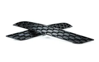 ACEXXON Rear Honeycomb Reflector Insert Set For VW MK7.5 GTI/R - Gloss Black