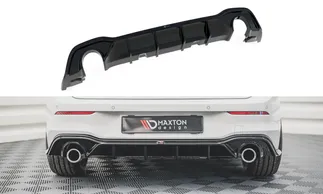 Maxton Design Rear Valance For VW MK8 GTI - Gloss Black (V2)