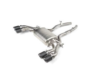 Akrapovic Titanium Slip-On Line Exhaust For F97/98 BMW X3M/X4M (OPF/GPF) - (Req Tips)