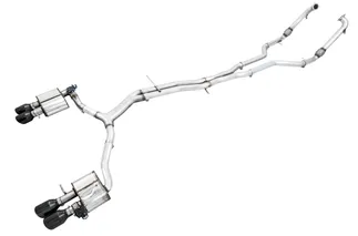 AWE Non-Resonated SwitchPath Exhaust for Audi B9 S5 Sportback - Diamond Black 102mm
