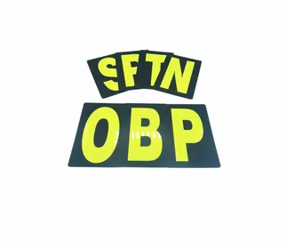 OBP Standard Size Pit Board Letters Yellow 26Pcs Alphabet