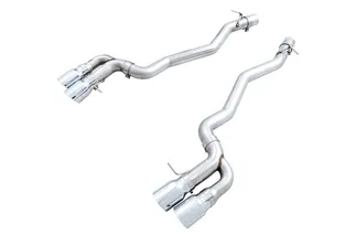 AWE Track Axleback Exhaust for BMW F90 M5 - Chrome Silver Tips