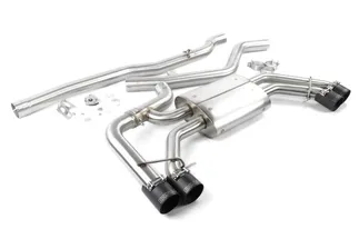 Dinan Valved Cat-Back Exhaust - 2018-2025 BMW X3 M40i / X4 M40i - Black