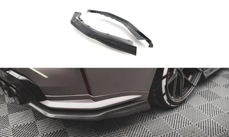 Maxton Design Carbon Fiber Rear Side Splitters For G82 BMW M4 (Set For Diffuser Only)