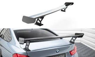 Maxton Carbon Spoiler W/External Brackets Uprights For F32 BMW 4 Series/M-Pack Coupe