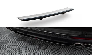 Maxton Design Central Rear Splitter With Vertical Bars For B9 Audi S4 Facelift