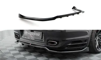 Maxton Design Central Rear Splitter W/Vertical Bars For 997 Porsche 911 Turbo
