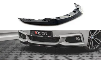 Maxton Front Splitter V2 For F32 BMW 4 Series M Pack (GTS Look) – Gloss Black