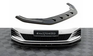 Maxton Design Front Splitter For VW MK7.5 GTI - Gloss Black - V1