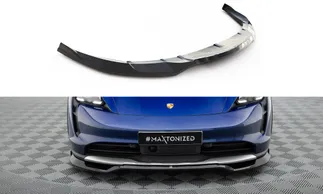 Maxton Design Front Splitter For Porsche Taycan Cross Turismo 4S