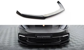Maxton Design Front Splitter For 971 Porsche Panamera E-Hybrid (V2)