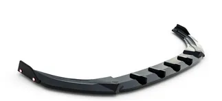 Maxton Design Front Splitter + Flaps For MK8 VW Golf R Facelift (V3)
