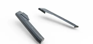 Maxton Design Carbon Fiber Rear Side Splitters For C8 Audi RS6 (For Carbon Valance)