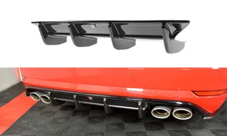 Maxton Design Rear Valance For VW MK7.5 Golf Sportwagen - Gloss Black