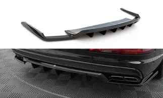 Maxton Design Rear Splitter W/Vertical Bars For MK2 (4M) Audi SQ7