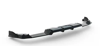 Maxton Design Rear Splitter W/Vertical Bars For MK8 VW Golf R Hatchback (V1)