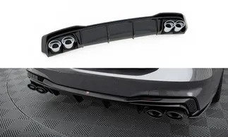 Maxton Design Rear Valance + Exhaust Ends Imitation For C8 Audi A7 S-Line