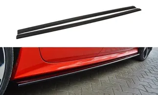 Maxton Design Side Skirt Diffusers For C7 Audi S7 / A7 S-Line Facelift