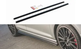 Maxton Design Side Skirts Diffusers For VW MK7/7.5 GTI - Gloss Black