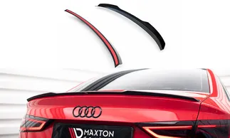 Maxton Design Spoiler Cap For 8V Audi A3 / A3 S-Line / S3 / RS3 Sedan
