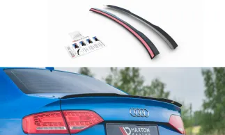 Maxton Design Spoiler Cap For B8 / B8 Facelift Audi A4 / A4 S-Line Sedan